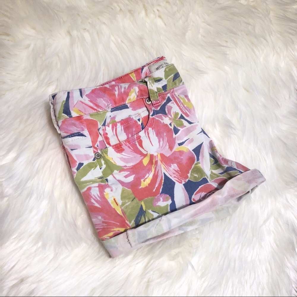 Floral Pattern Shorts